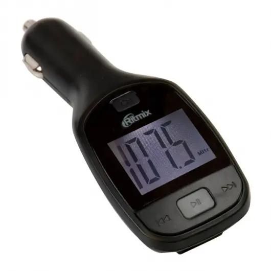 Автомобильный FM-модулятор Ritmix FMT-A705 черный SD/MicroSD USB PDU (15118383) 