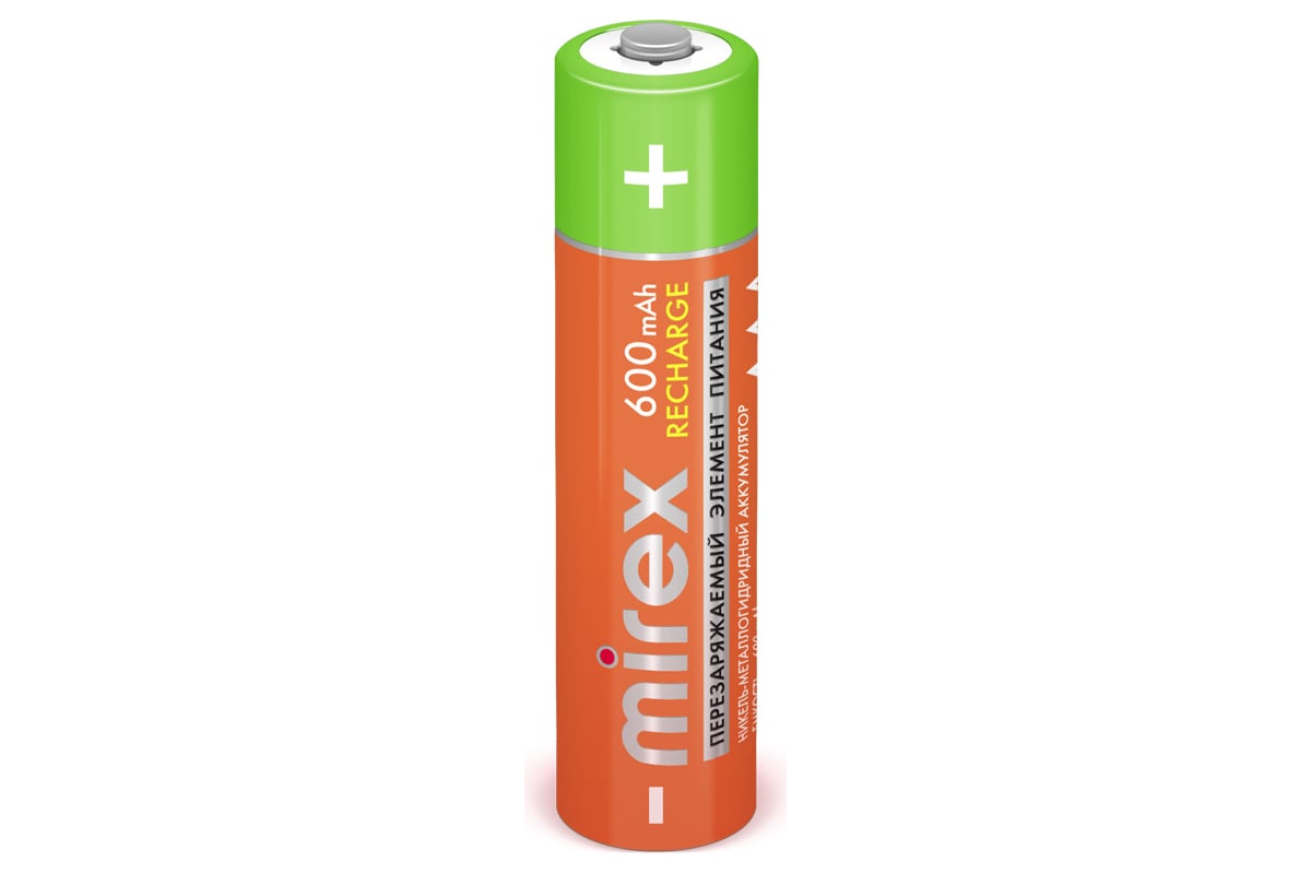 Аккумулятор тип AAA Mirex 1000mAh (2шт в блистере), 23702-HR03-10-E2