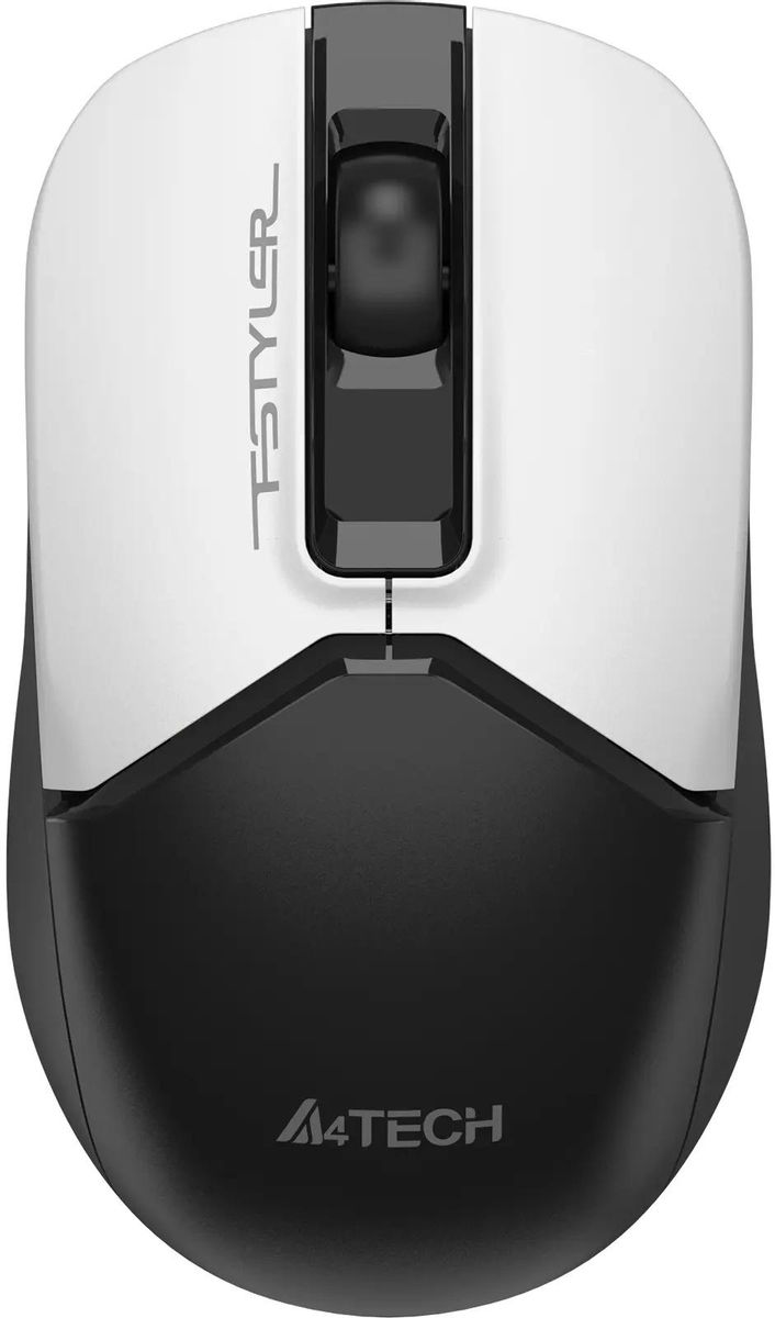 Мышь A4Tech Fstyler FG12 Panda беспроводная, 1200dpi, USB, черно-белый