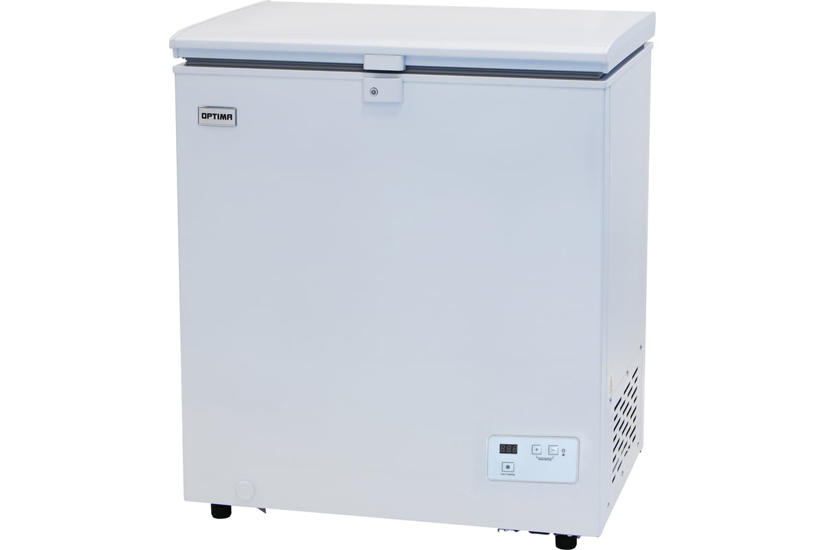 Морозильный ларь OPTIMA BD-155WLG (КОМПРЕССОР TOSHIBA,от +10 до -24С, 152л, белый, 1 корзина, замок)