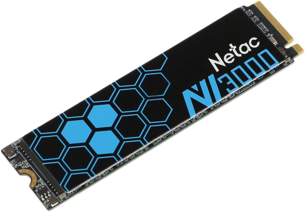 Накопитель SSD Netac 250GB M.2 2280 NV3000 NVMe PCIe NT01NV3000-250-E4X (heat sink)