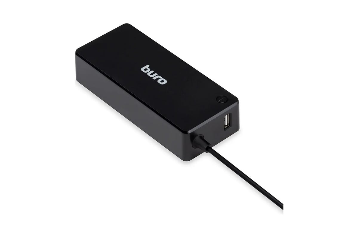 Блок питания Buro BUM-0221B90 автоматический 90W 18.5V-20V 11-connectors 4.5A 1xUSB 2.4A от бытовой 