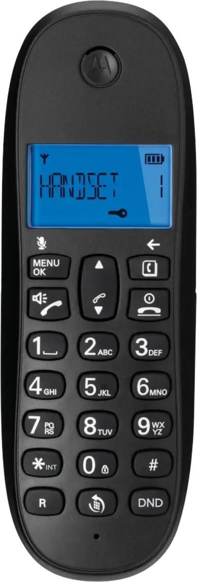 Телефон Dect Motorola C1001СB+ черный АОН