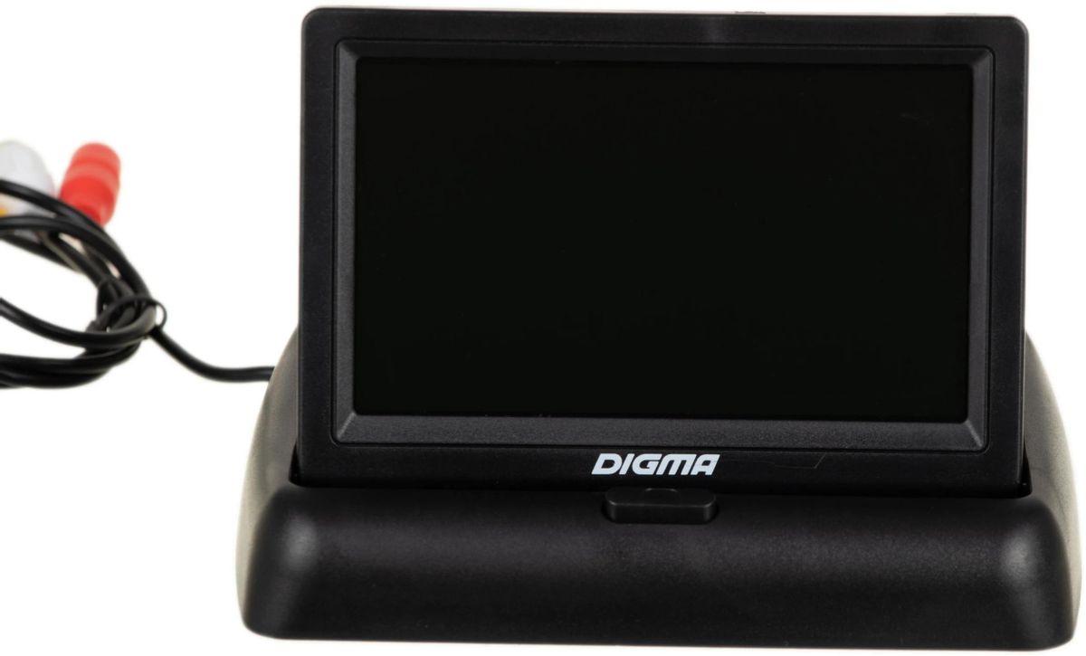Автомобильный монитор Digma DCM-432 4.3" 16:9 480x272 2.5Вт