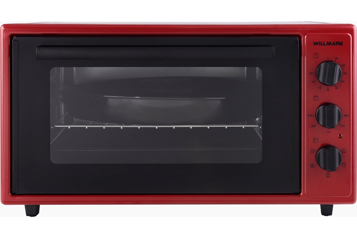 Мини-печь WILLMARK WOF-505R, красный