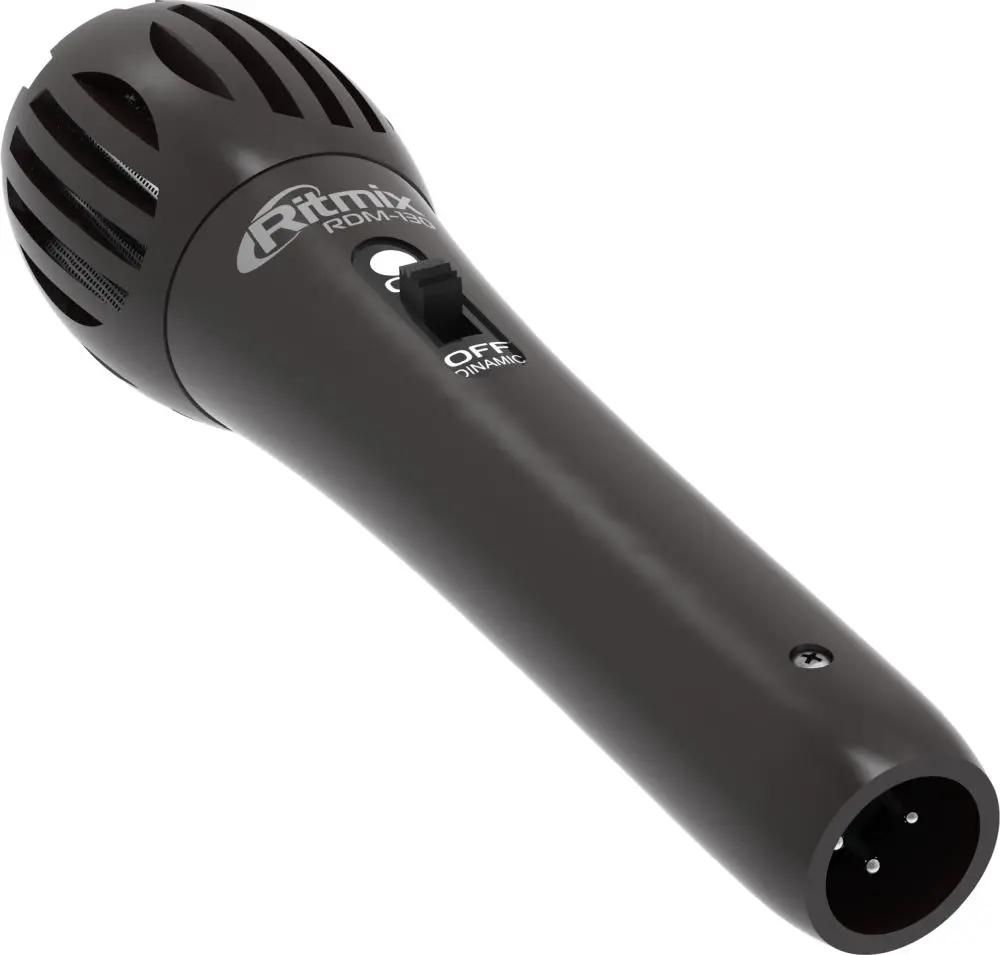 Микрофон Ritmix RDM-130, черный