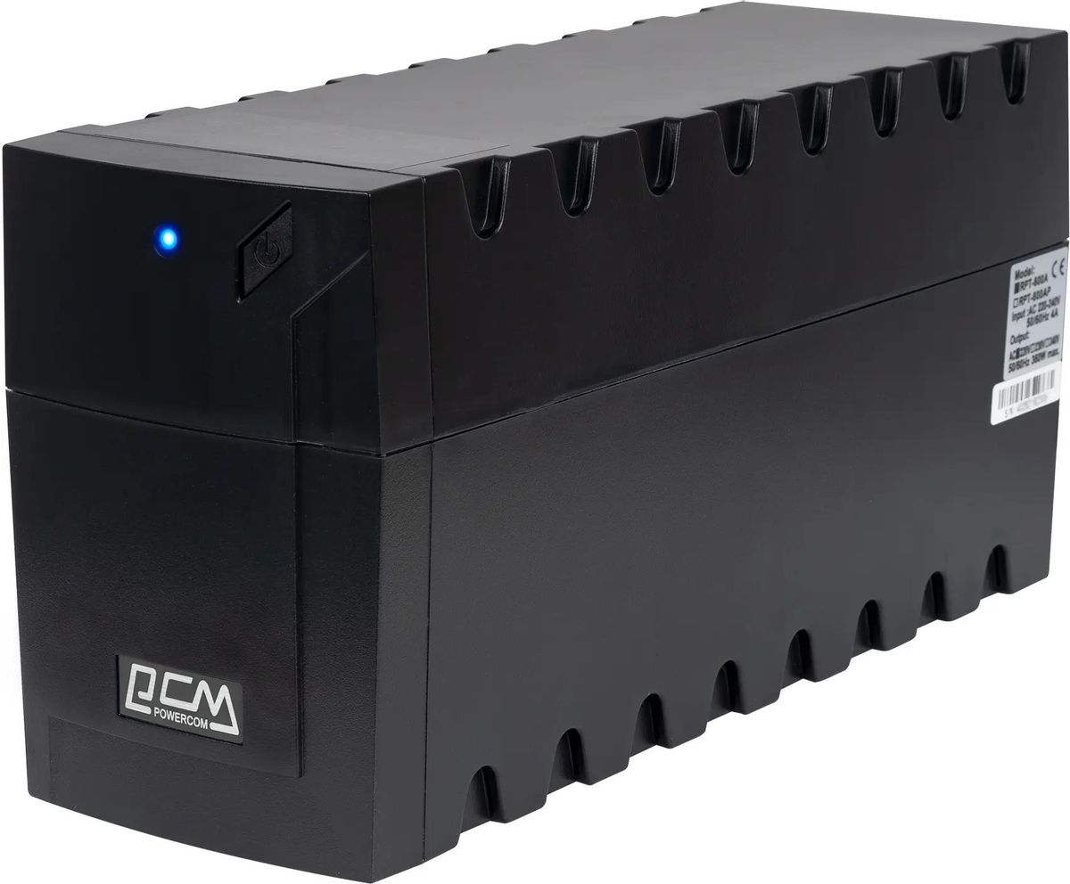 ИБП PowerСom RPT-600A, черный