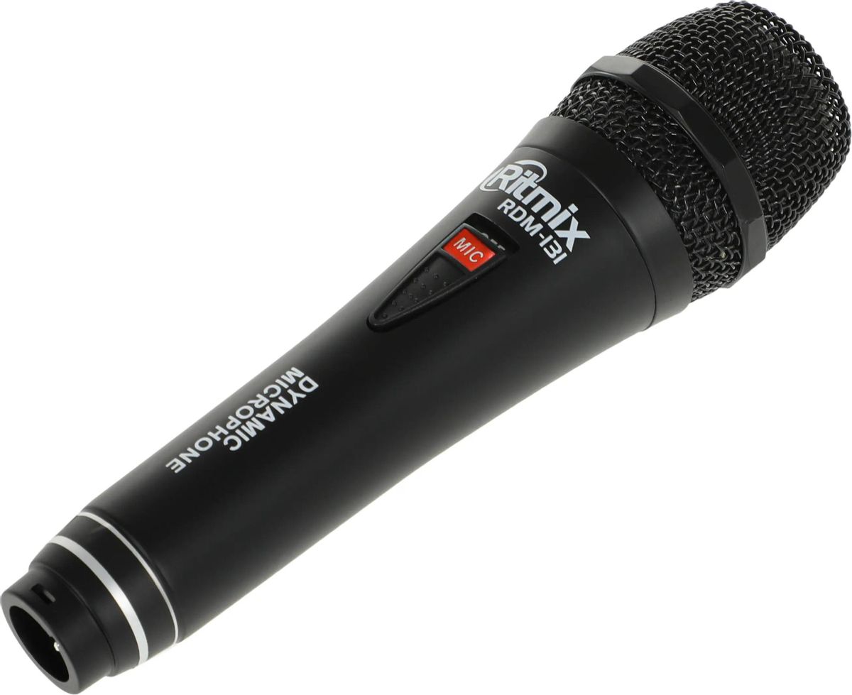 Микрофон Ritmix RDM-131, черный