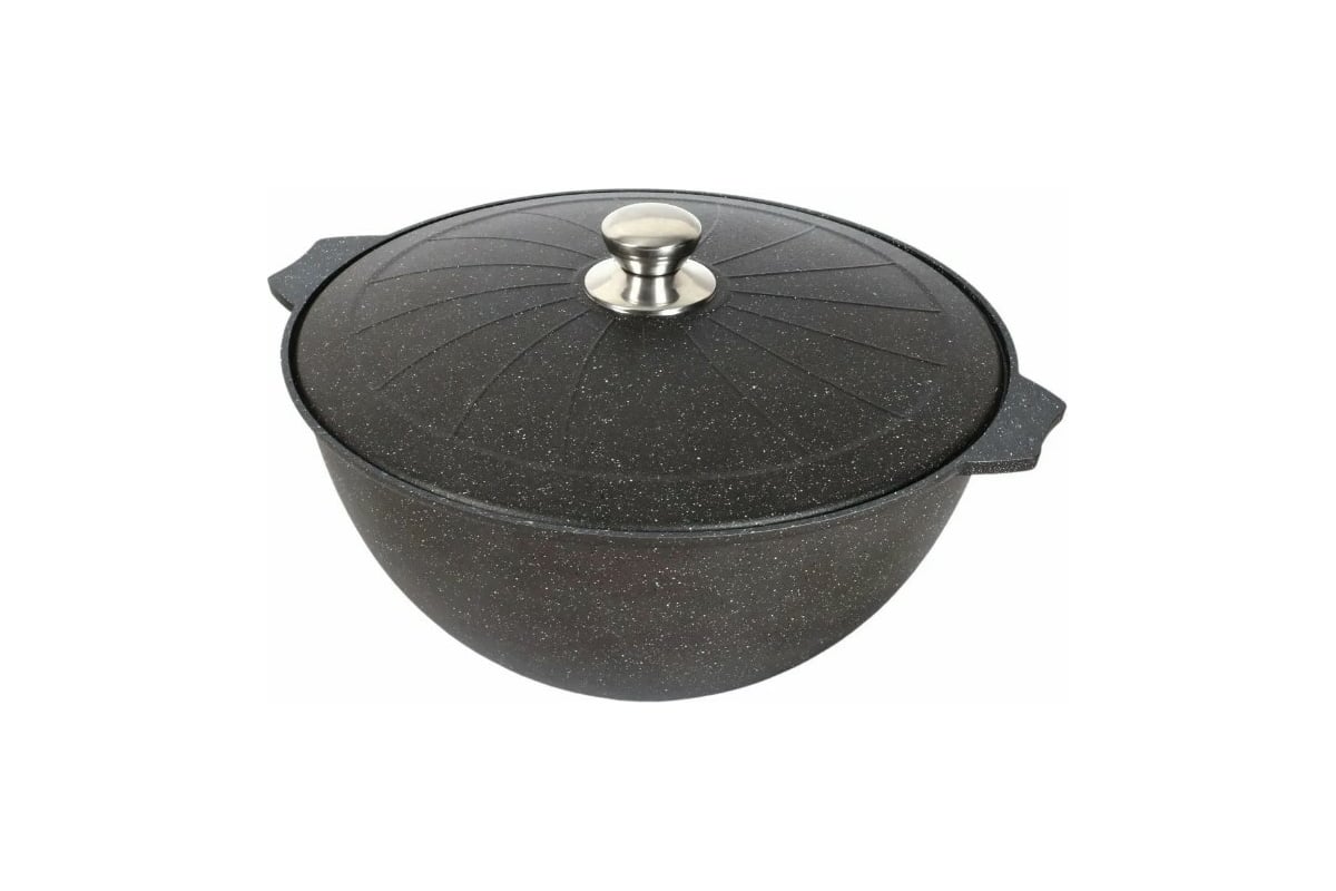 Казан для плова Мечта 10,0 л АП Гранит black 1/3 <510802>