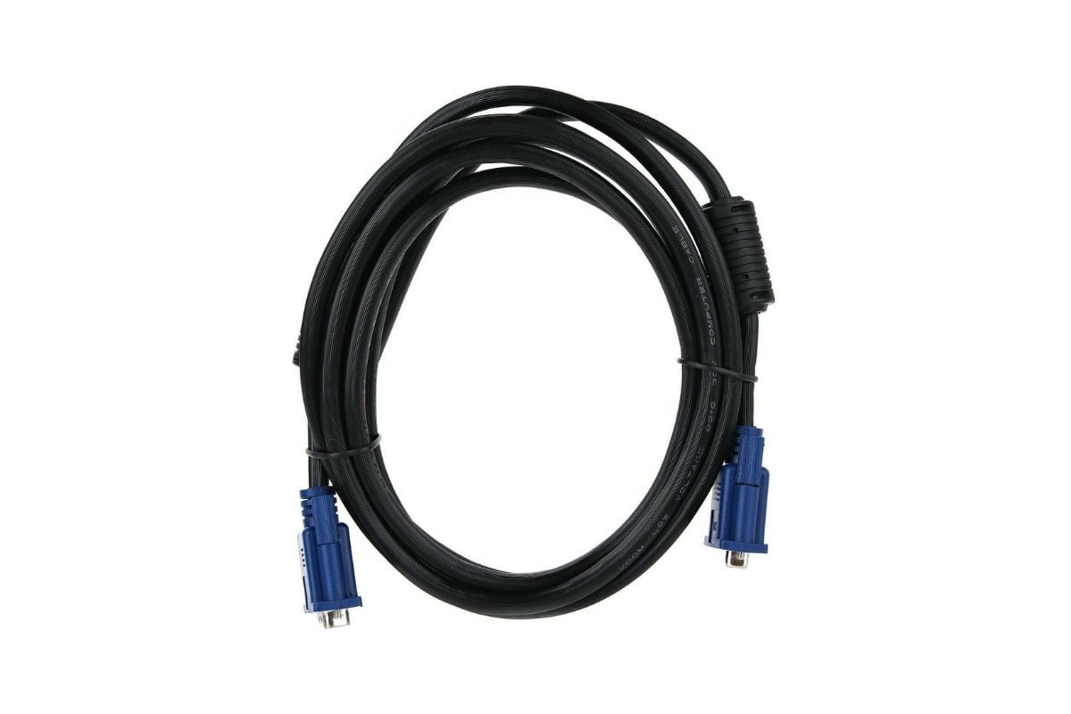 Кабель VCOM VVG6460-3MO Кабель удлинительный Монитор-SVGA card (15M-15F) 3m, 2 фильтра