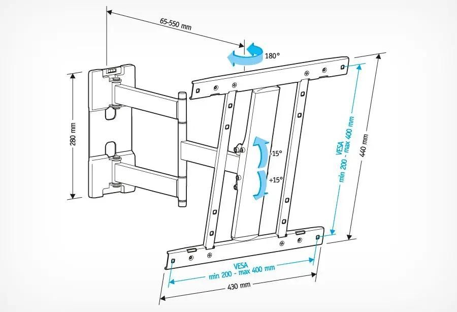 Кронштейн HOLDER LCD-SU4601-B